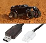 2S Vie 6.4V 600mA USB vers EL4.5-3P Fil de recharge pour la plupart des modèles de télécommande de voitures Camions bateaux rapides