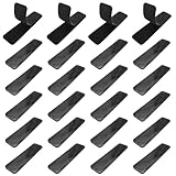 IDNVFY 24 Rechteckige Marklose Patches, Klebrige Klettverschlussflächen, Doppelseitige Klettverschlüsse.