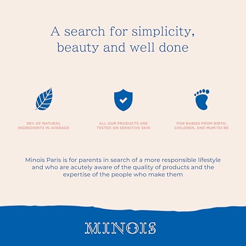 Image of MINOIS PARIS Pregnancy Body Oil - Organic Belly Oil for Stretch Marks Prevention & Removal - Firming Skin Therapy Oil for Pregnant Women - Made in France 3.38 fl oz