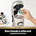 Ninja Pod & Grounds Specialty XL Single-Serve Coffee Maker, K-Cup Pod Compatible, Brews Grounds, Compact Design, Built-In Milk Frother, 68-oz. Reservoir, 6-oz. Cup to 24-oz. Mug Sizes, Stone, PB055AST