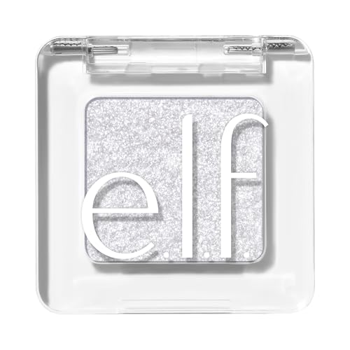 e.l.f. Fine as Fleck Glitter Eyeshadow Long-Lasting Sheer Eye Makeup with a Shimmer Finish Soft Smooth Formula Vegan & Cruelty-Free Certified Platinum