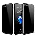 iPhone 7 Case,Roybens [Piano-Paint Series] Real 2H [Hard] Scratch Resistant Back Cover [Soft] Enhanced Grip Bumper for Apple iPhone 7 (2016) - Jet Black