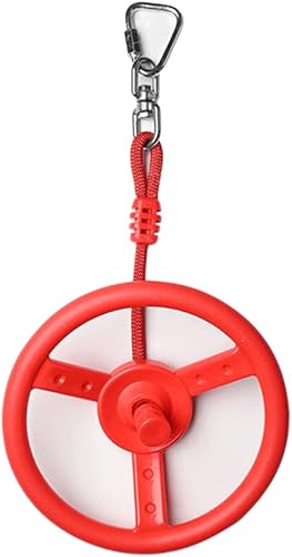 Miniatura 14 de Rueda ninja obstáculo para niños y adultos 360 grados giratoria articulación jungla gimnasio mono rueda curso al aire libre interior patio trasero