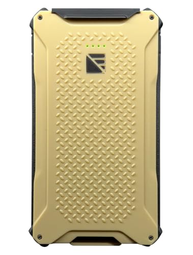 Dark Energy Poseidon Pro Indestructible Portable Charger | Fast Charging USB-C Ports Ultra-Durable Armor Flex 10 000 mAh Waterproof for Outdoor Survival & Emergency Supplies