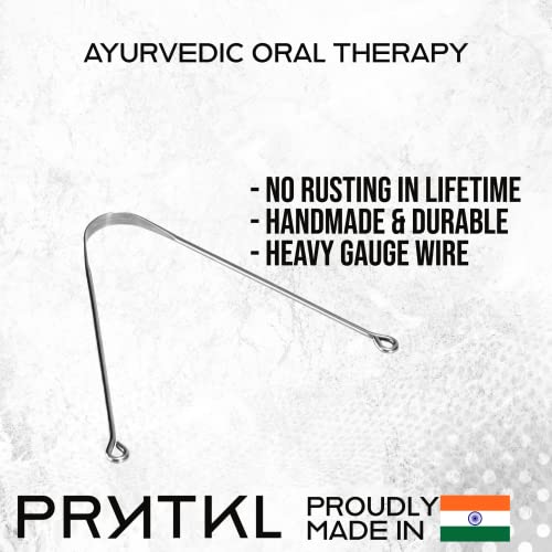Image of OG Tongue Cleaner | Pack of Two | Tongue Scraper for Adults and kids | 100% Surgical Grade stainless steel | Cleans debris and gunk from tongue | Proudly made in India