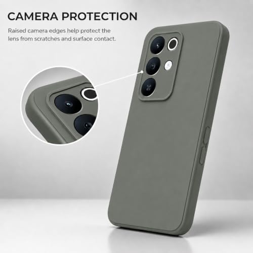 Image of FIRST MART Matte Silicone Back Cover for Realme 15x - Green