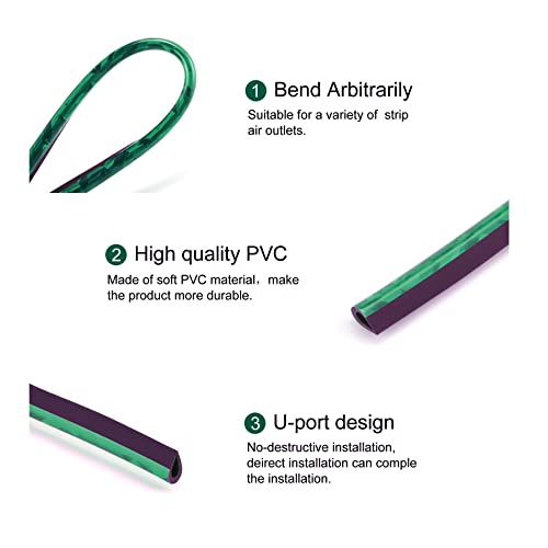 image for LivTee 20 Pieces Car Air Conditioner Decoration Strip for Vent Outlet,