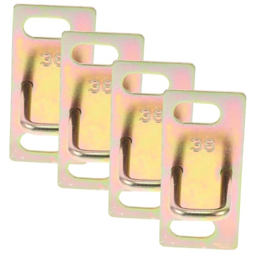 ABOOFAN 4pcs Electric Motorbike Seat Lock Plate Heavy Duty Metal Cushion Hook for Easy Installation Electric Motorcycles and Motorbikes Reliable Locking