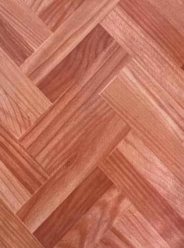 Mugar- Suelo de PVC Efecto Madera en Espiga con 1 Milímetro de Grosor- Suelo de Imitación Madera en Espiga (Madera en Espiga, 1,5 x 1 metro lineal)