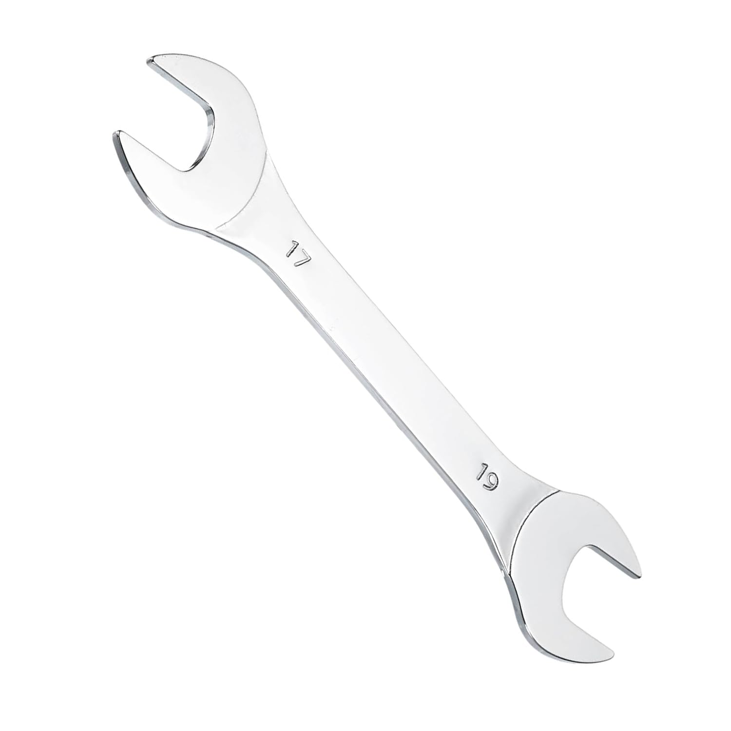 Mandouer Super Thin 17mm x 19mm Double Open End Spanner, Metric CR-V Wrench