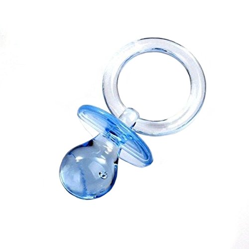 12 Extra Large Plastic Baby Shower Pacifiers 2.5