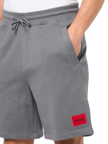 HUGO Mens Square Logo Pull on Jersey Shorts3
