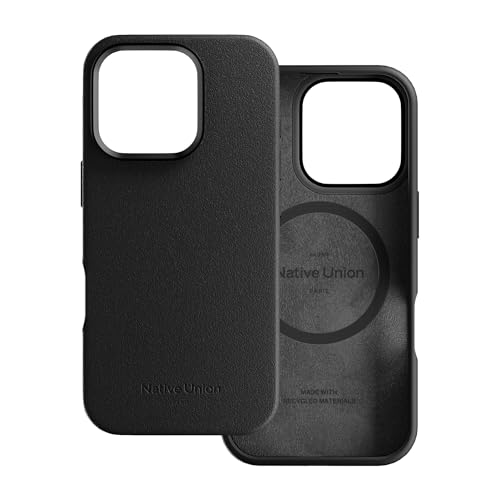 Image of Native Union Active Case - MagSafe Compatible with Built-in Magnets - Rugged Design - Recycled Materials - Ultra-Durable Drop Protection up to 10ft / 3m for iPhone 16 Pro (Black)