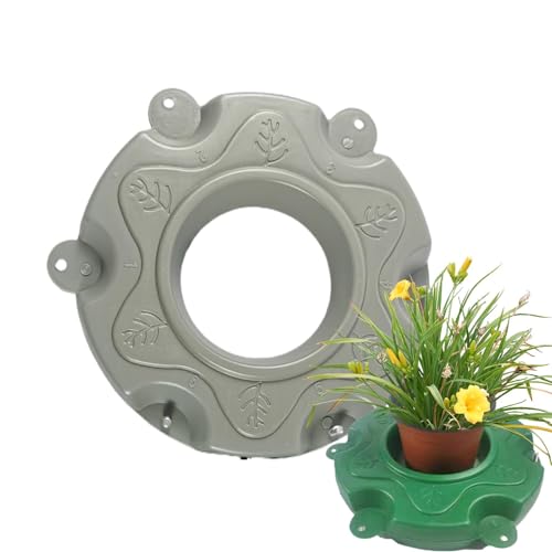 Isla flotante para estanque, anillo para macetas acuáticas, isla flotante artificial, protector de plantas, características de agua, decoraciones de estanque