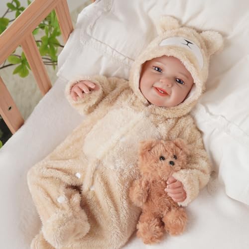 Muñeca bebé realista BABESIDE 20 pulgadas con accesorios miniatura 1