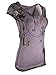 Archaic by Affliction Women's T-Shirt Tainted Lover L Purple