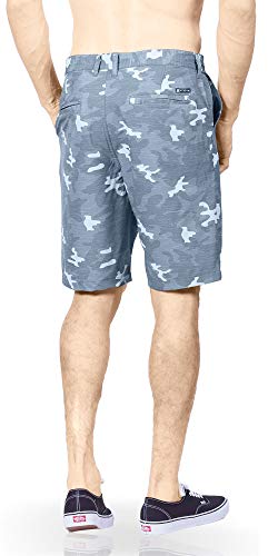 Visive Premium Hybrid Shorts Men Quick Dry Golf Stretch Board Shorts Swim Trunks Summer Big Men Grey Camo - 423