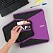 Five Star Zipper Binder, 1-1/2 Inch 3-Ring Binder for School, 3 Pocket Expanding File, 500 Sheet Capacity, Purple (72532)