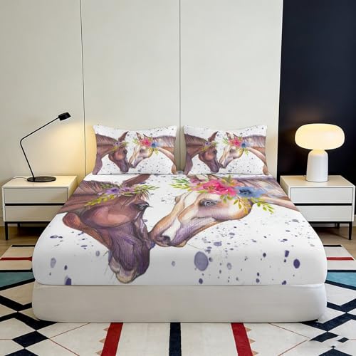 Drap-housse cactus antidérapant et lavable grand bonnet