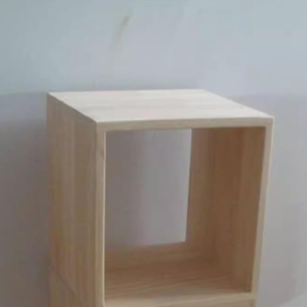 Caja Organizadora de Madera sin Terminar, Apilable para Armario