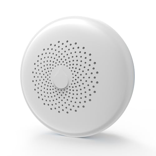 FireAngel FA7011 Water Leak Sensor - Water Leak Detector - Flood Water Sensor Alarm for Kitchen Bathroom Basement Laundry Room - White
