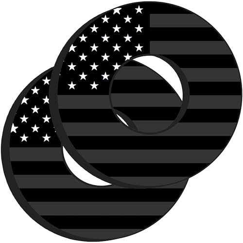 Image of Gripdonuts.com Premium Grip Donuts for Dirt Bike Motorcycle MX BMX - American Flag (2 Variations)
