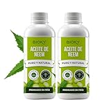 Bioky Aceite de Neem 2L - 100% Puro - Virgen y Natural - Prensado en Frío