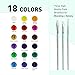 HIMI Gouache Paints Set, 18 Colors, 30g, jelly gouache paint set, Non Toxic Paint for Canvas and Paper, Art Supplies for Professionals, and More (Green Case