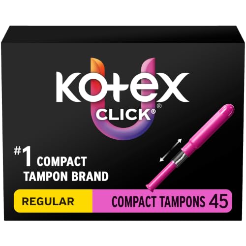 U by Kotex Click Compact Tampons, Regular...