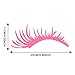 TOMALL 2Pcs Car Headlight Eyelashes Vinyl Stickers Waterproof Personality Cute Decoration Fake Eyelash Decals for Car Truck Headlamp Headlight (Pink)