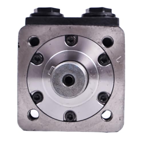 Image of JZGRDN 4-Bolt 7.3 Cipr Hydraulic Motor CM034P with 0.25 inch Shaft Keyway, 1 inch Round Shaft, 1 /2 inch NPT Port, 7.3 CIR