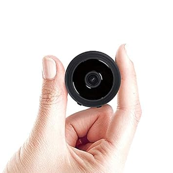 PKST Mini Spy Magnet Camera WiFi Hidden Camera Wireless HD 1080P Indoor Home Small Spy Camera Security Cameras Nanny Camera Built-in Battery with Motion Detection Night Vision