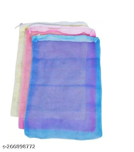 12 Reusable Washable Zip Lock Storage Bags Perfect for Fruits Vegetable Snacks Storage for Travel Fridge (Pack of 12) Pack of 12 Grocery Bags (Multicolor).12pcs Fruit Beg-12P_KP133 4