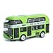 NEYOANN Double- Bus Londra Design Autobus Auto Giocattoli Visite guidate Autobus Veicoli Trasporto Urbano Veicoli Pendolari, Verde