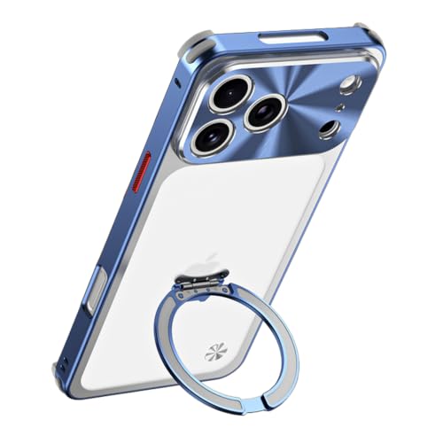 Couvercle de support anneau pour coque iPhone 17 Pro magnétique et cadre antichoc