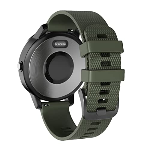 Bracelet silicone vert armée L pour Garmin Vivoactive 3 et Forerunner 245