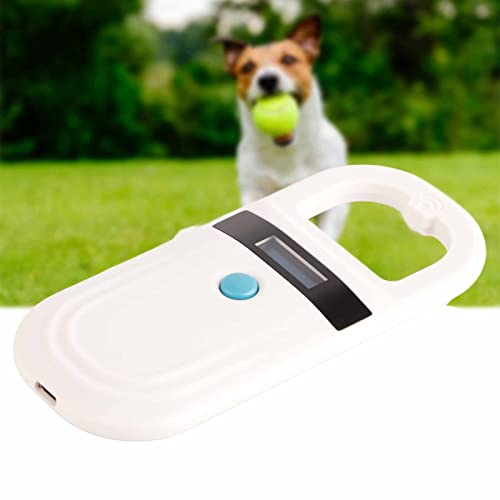 Leitor De Microchip Para Animais Estimação, RFID Portátil Animal Chip ID Scanner Recarregável Armaze