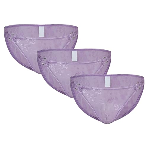 Sous-vêtements en dentelle brodée florale anti-irritation respirant pour homme