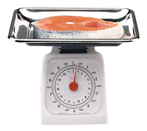 Norpro 22Lb Food Scale Removable Metal Tray, One Size, Shown #TOP3