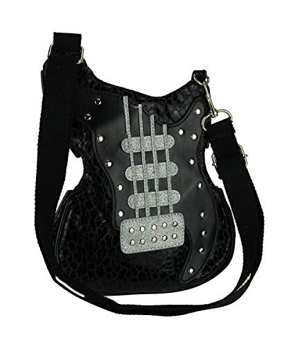 Superstar Rock Star Electric Guitar Crossbody Purse Small