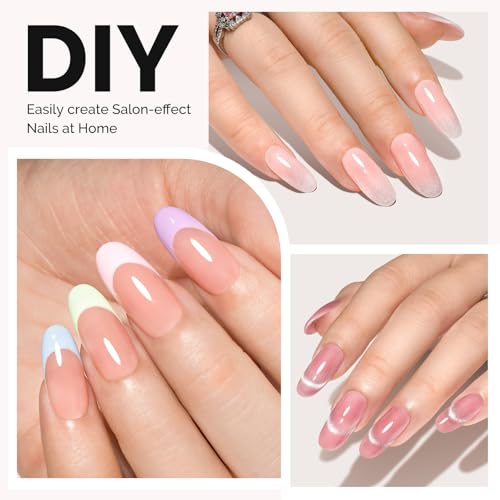Image of MelodySusie Medium Oval Round X Nail Tips - 600Pcs 15 Sizes Clear Acrylic, Half Matte Full Cover Press on Nails for DIY Extension & Salon Use, Pre-Shaped for Long-Lasting Manicure