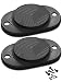 GMW Gun Magnet [2-Pack] | 30 lbs. Rating Magnetic Gun Mount | HQ Rubber Coated Gun Accessories Gun Magnet Buckler Series for Car, Truck, Desks, Safes, and Walls | Concealed Gun Holder for Handgun
