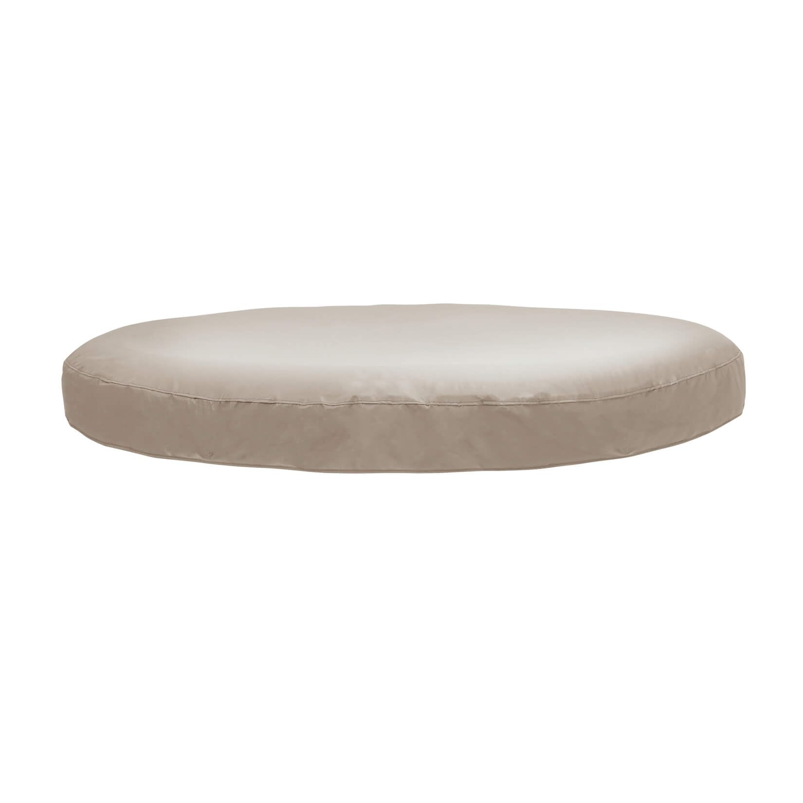 Home Deluxe - Bañera de hidromasaje Exterior - Splash - Color: Beige - ⌀ 208 cm, Altura 65 cm, 130 chorros de Aire - Incl. Cubierta, Juego de reparación, Juego de filtros I Bañera de hidromasaje