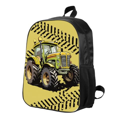 Tractor Backpack 17 inch Cartoon Tractor Backpack Large Capacity2