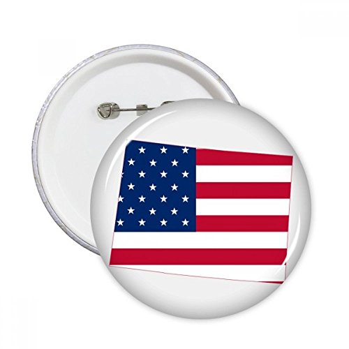 Cadeau USA Colorado badge bouton américain lot de 5 broches rondes
