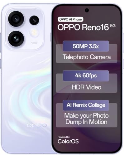 Image of OPPO Reno 16 5G 8GB+256GB Stellar Purple