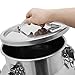5.28 Gallon 304 Stainless Steel Milk Can,Wine Pail Bucket with Sealed Lid,Metal Water Beverage Drink Dispenser,Airtight Food Storage Container for Home, Farm