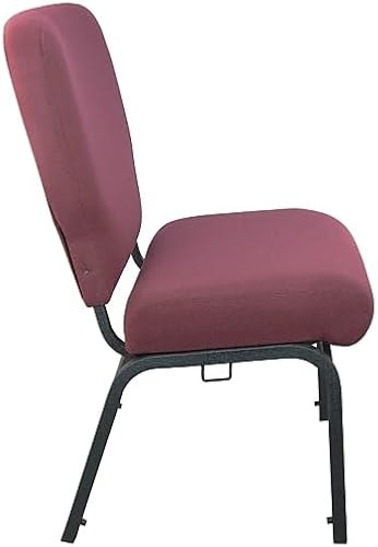 Miniatura 3 de Flash Furniture Advantage Signature Elite - Silla de iglesia granate, 20 pulgadas de ancho