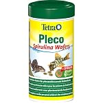 Tetra Pleco Algae Wafers - Fischfutter mit Spirulina-Algen für algenweidende Bodenfische, 250 ml Dose