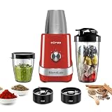 C&Uuml;RAA BlendLab by Chef Sanjyot Keer | Blender Mixer Grinder for Kitchen with Stainless Steel Jar | Dry &amp; Wet Grinding | 100% Copper Motor | Smoothies, Masala, Chutney | 2 Year Warranty (Red) Amazon Deal